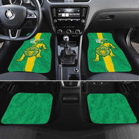 Custom Mauritania Football Car Mats Go Al-Murabitun - Wonder Print Shop
