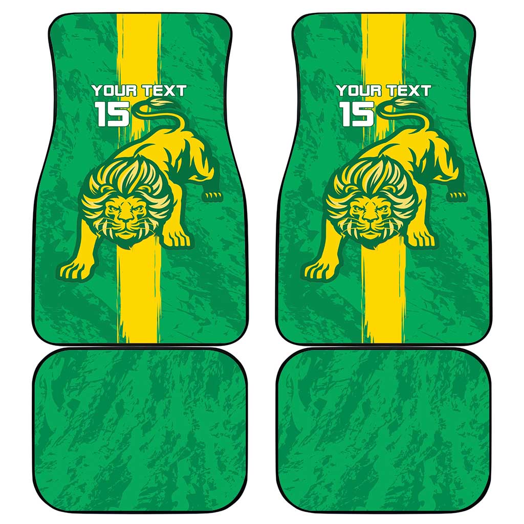 Custom Mauritania Football Car Mats Go Al-Murabitun - Wonder Print Shop