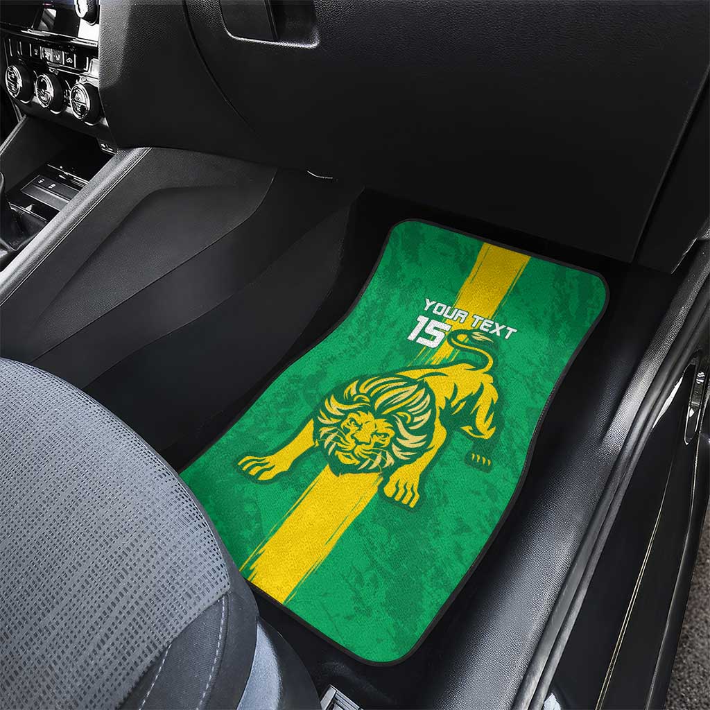 Custom Mauritania Football Car Mats Go Al-Murabitun - Wonder Print Shop