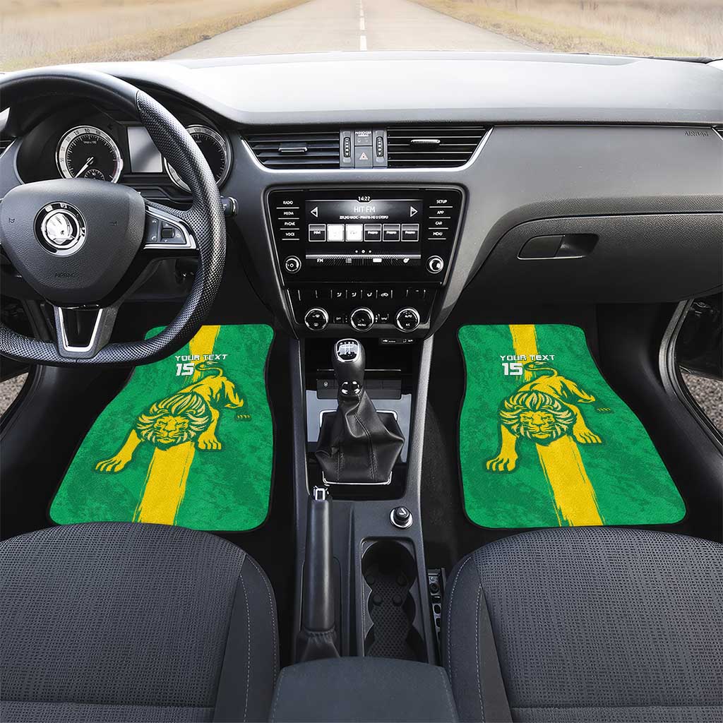 Custom Mauritania Football Car Mats Go Al-Murabitun - Wonder Print Shop