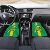Custom Mauritania Football Car Mats Go Al-Murabitun - Wonder Print Shop