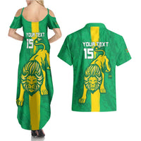 Custom Mauritania Football Couples Matching Summer Maxi Dress and Hawaiian Shirt Go Al-Murabitun
