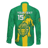 Custom Mauritania Football Family Matching Long Sleeve Bodycon Dress and Hawaiian Shirt Go Al-Murabitun - Wonder Print Shop