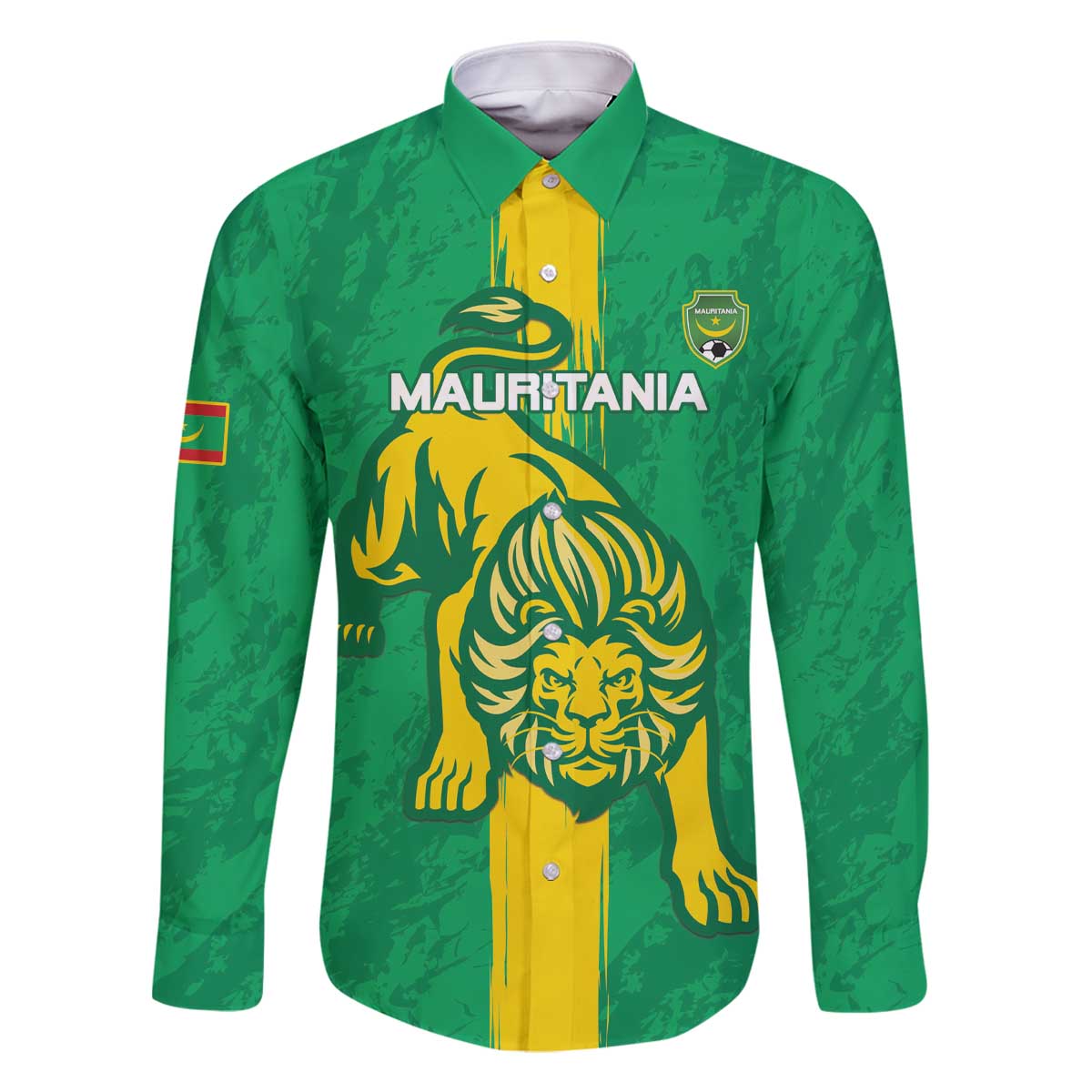 Custom Mauritania Football Family Matching Off The Shoulder Long Sleeve Dress and Hawaiian Shirt Go Al-Murabitun