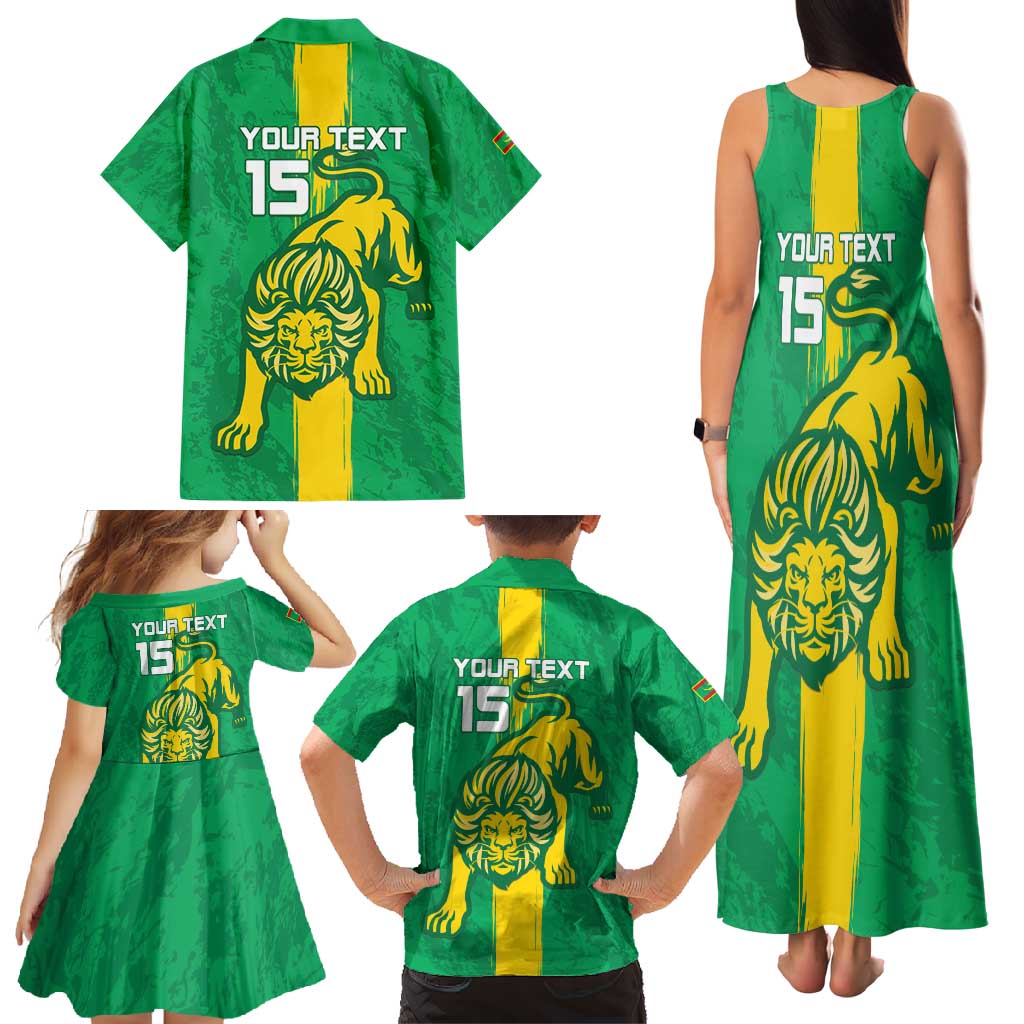 Custom Mauritania Football Family Matching Tank Maxi Dress and Hawaiian Shirt Go Al-Murabitun - Wonder Print Shop