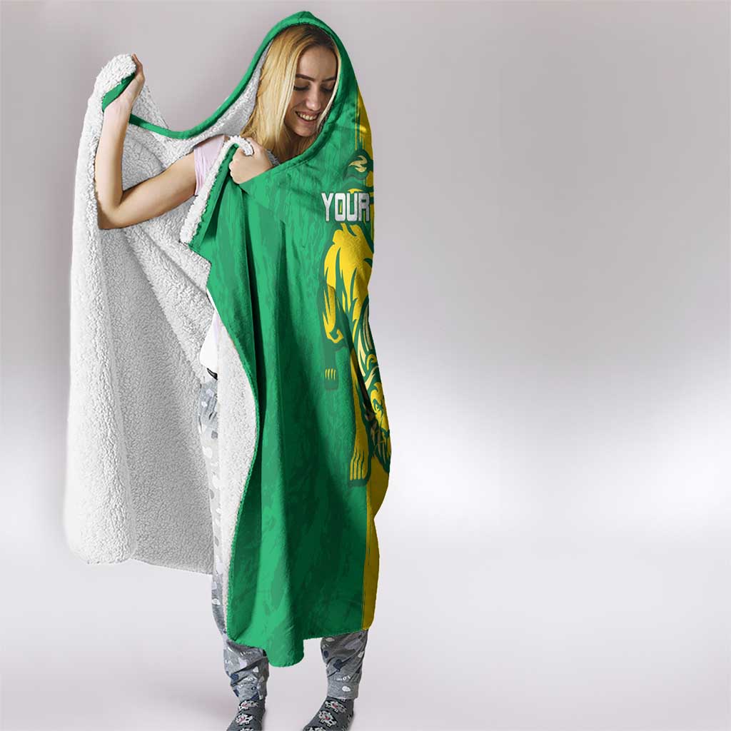 Custom Mauritania Football Hooded Blanket Go Al-Murabitun - Wonder Print Shop