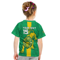 Custom Mauritania Football Kid T Shirt Go Al-Murabitun - Wonder Print Shop