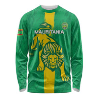 Custom Mauritania Football Long Sleeve Shirt Go Al-Murabitun - Wonder Print Shop