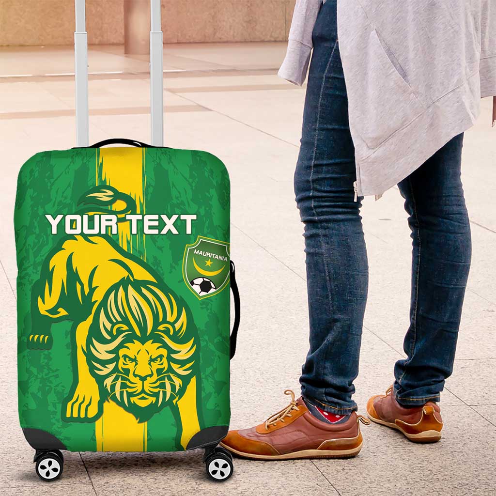 Custom Mauritania Football Luggage Cover Go Al-Murabitun - Wonder Print Shop