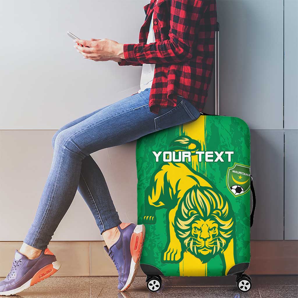 Custom Mauritania Football Luggage Cover Go Al-Murabitun - Wonder Print Shop