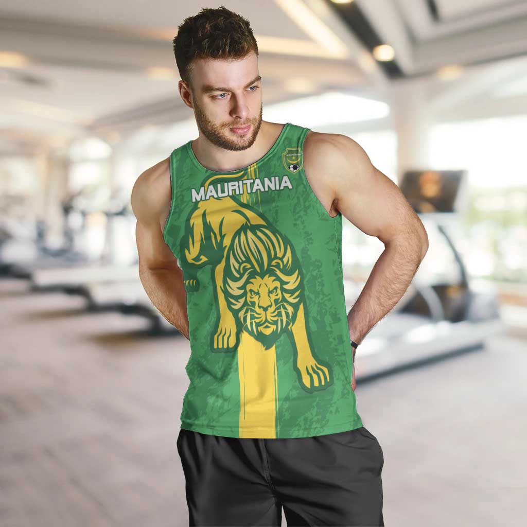 Custom Mauritania Football Men Tank Top Go Al-Murabitun - Wonder Print Shop