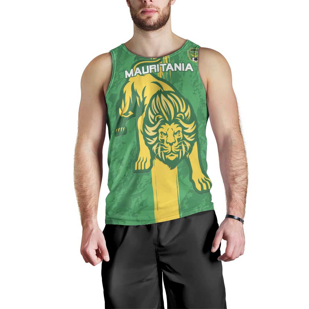 Custom Mauritania Football Men Tank Top Go Al-Murabitun - Wonder Print Shop