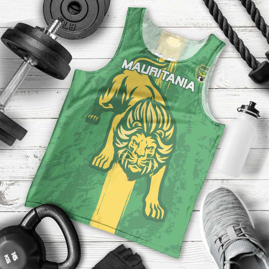 Custom Mauritania Football Men Tank Top Go Al-Murabitun - Wonder Print Shop