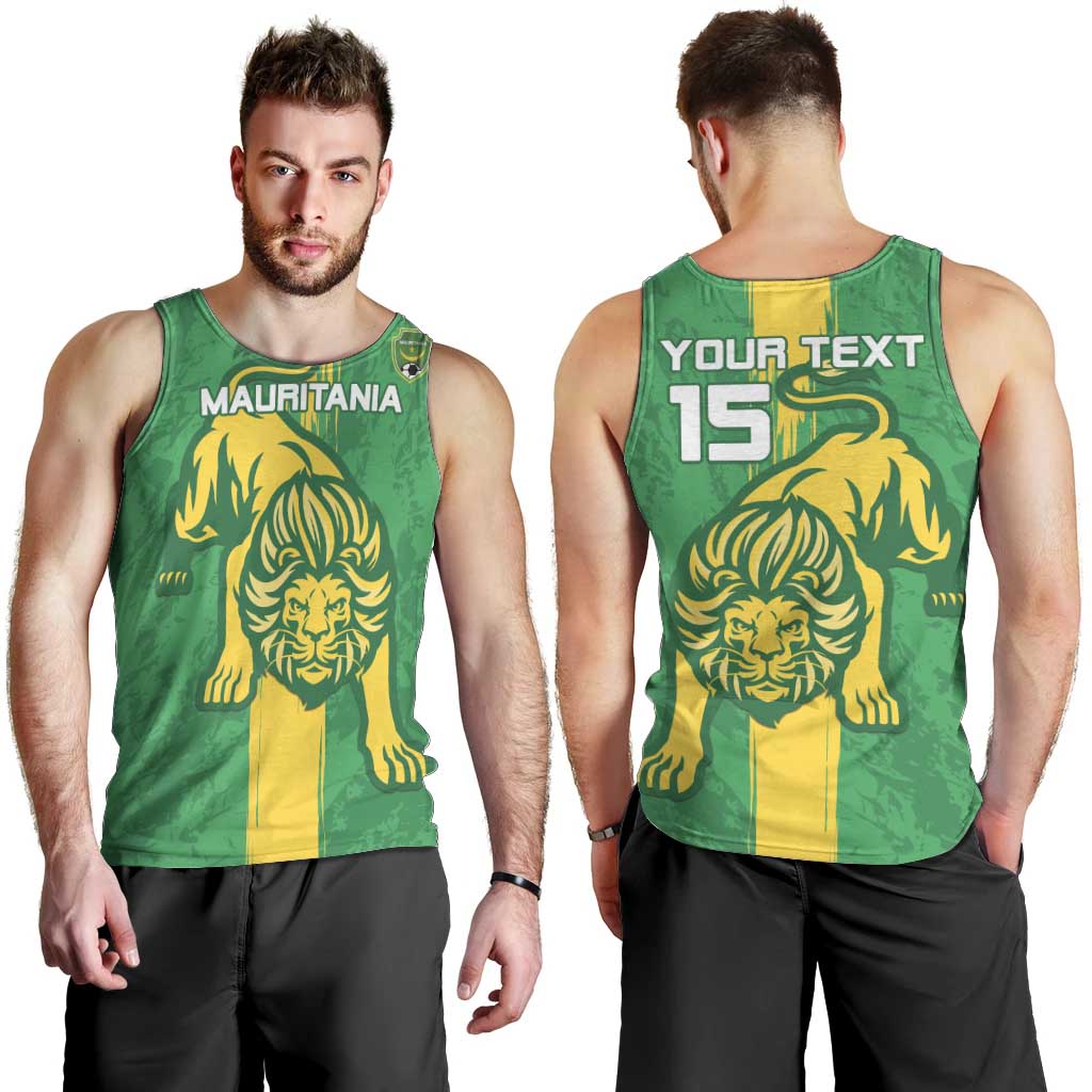 Custom Mauritania Football Men Tank Top Go Al-Murabitun - Wonder Print Shop