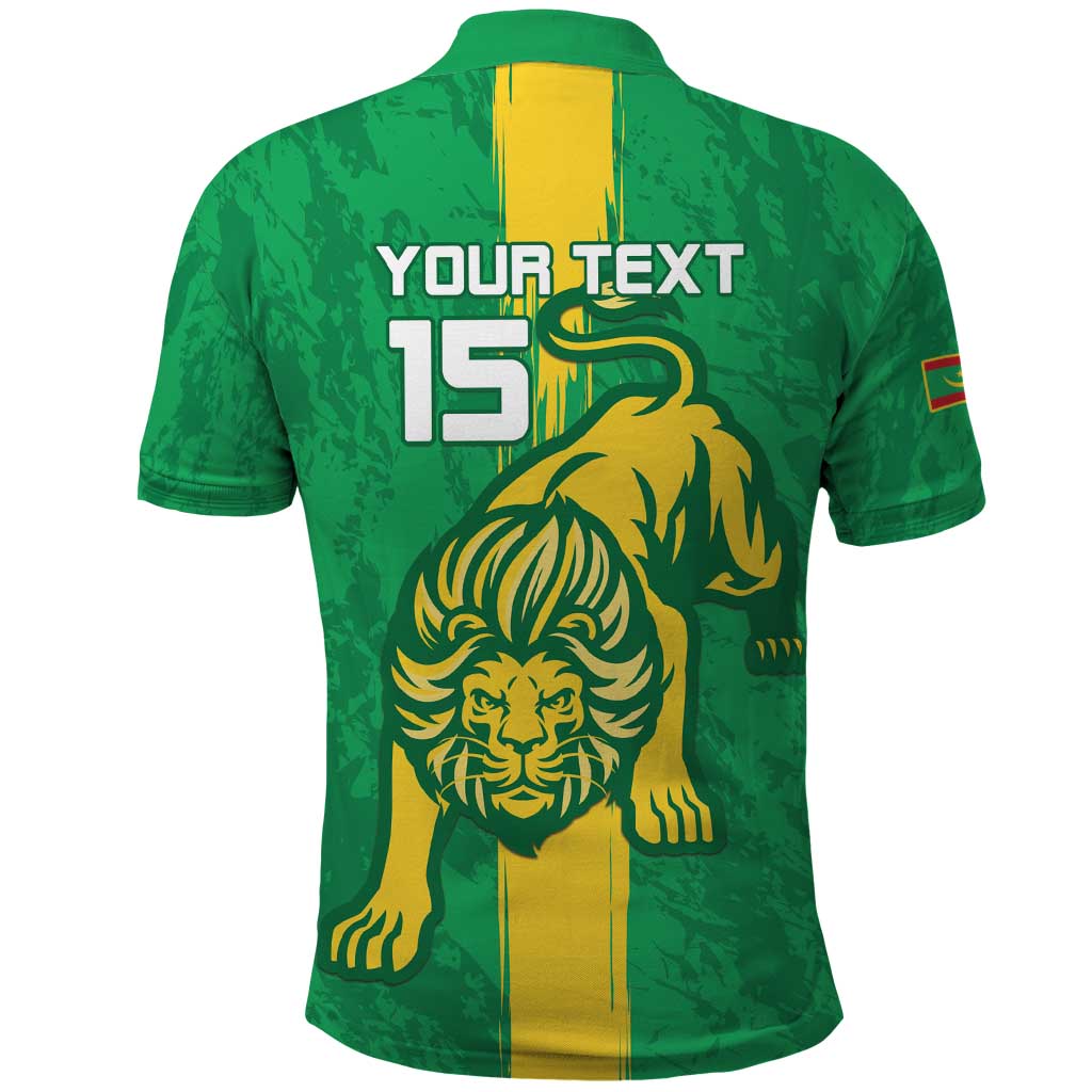 Custom Mauritania Football Polo Shirt Go Al-Murabitun - Wonder Print Shop