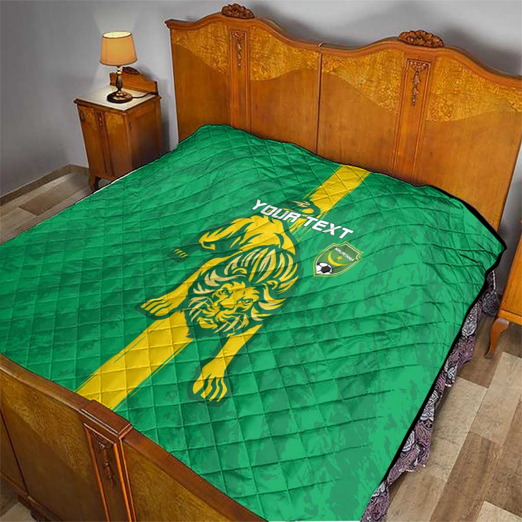 Custom Mauritania Football Quilt Go Al-Murabitun - Wonder Print Shop