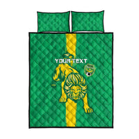 Custom Mauritania Football Quilt Bed Set Go Al-Murabitun - Wonder Print Shop