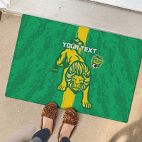 Custom Mauritania Football Rubber Doormat Go Al-Murabitun - Wonder Print Shop