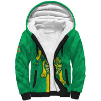 Custom Mauritania Football Sherpa Hoodie Go Al-Murabitun - Wonder Print Shop