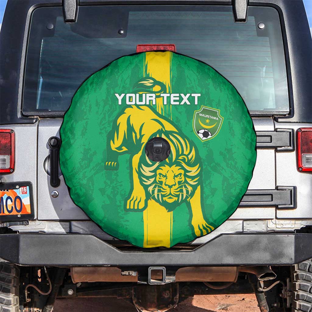 Custom Mauritania Football Spare Tire Cover Go Al-Murabitun - Wonder Print Shop