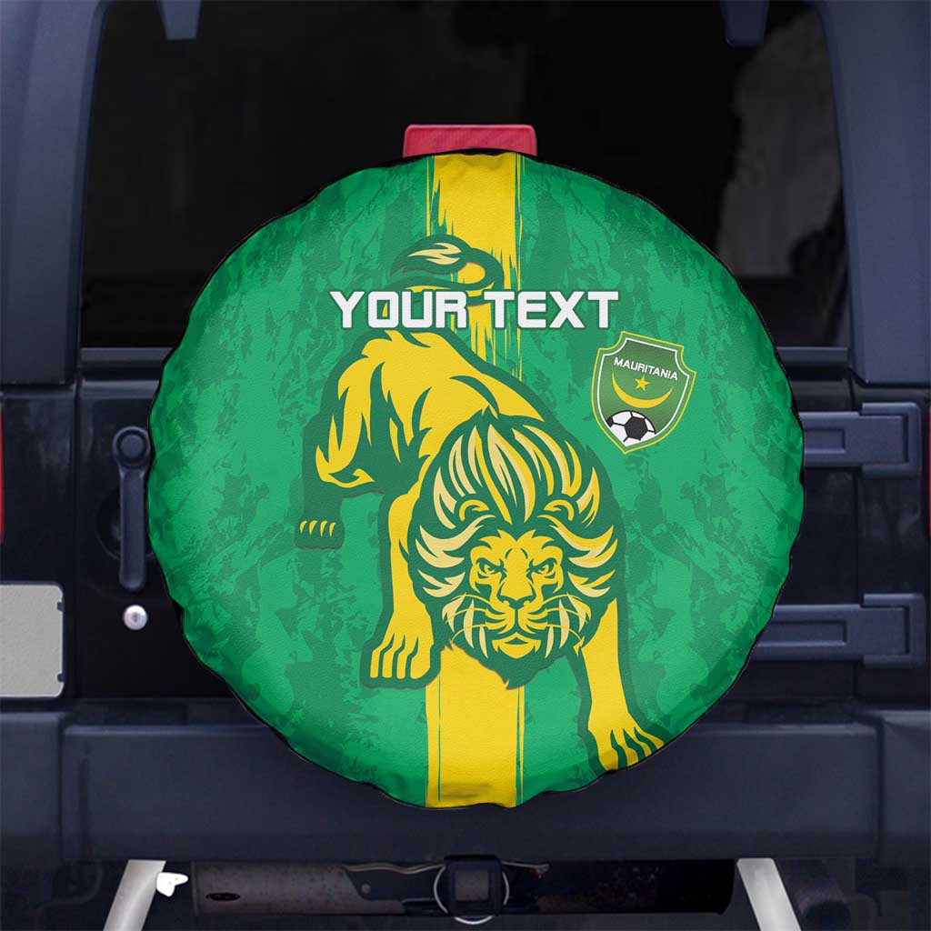Custom Mauritania Football Spare Tire Cover Go Al-Murabitun - Wonder Print Shop