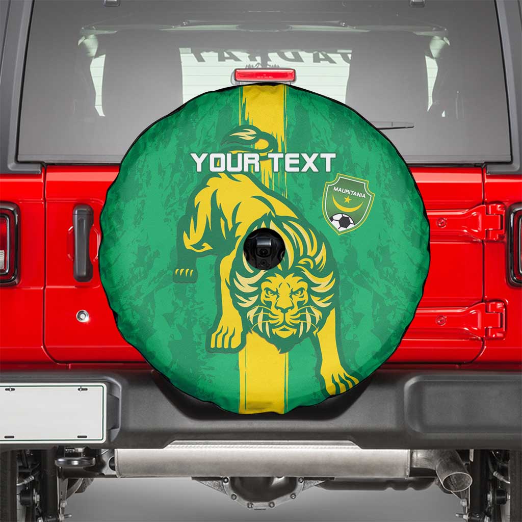 Custom Mauritania Football Spare Tire Cover Go Al-Murabitun - Wonder Print Shop