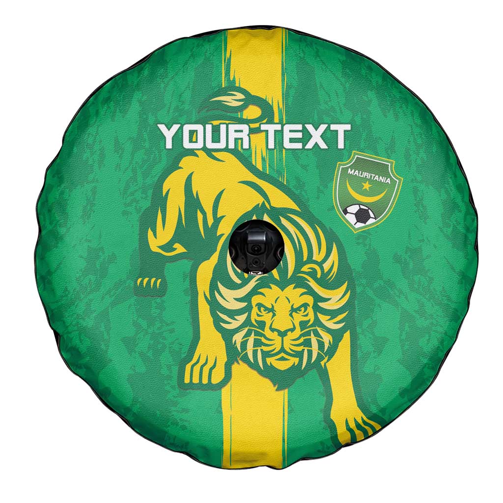 Custom Mauritania Football Spare Tire Cover Go Al-Murabitun - Wonder Print Shop