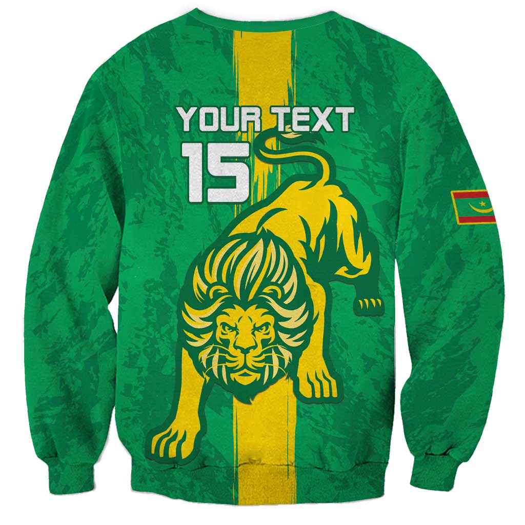 Custom Mauritania Football Sweatshirt Go Al-Murabitun - Wonder Print Shop