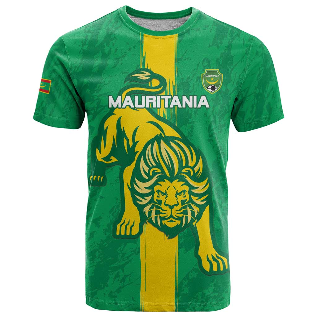 Custom Mauritania Football T Shirt Go Al-Murabitun - Wonder Print Shop