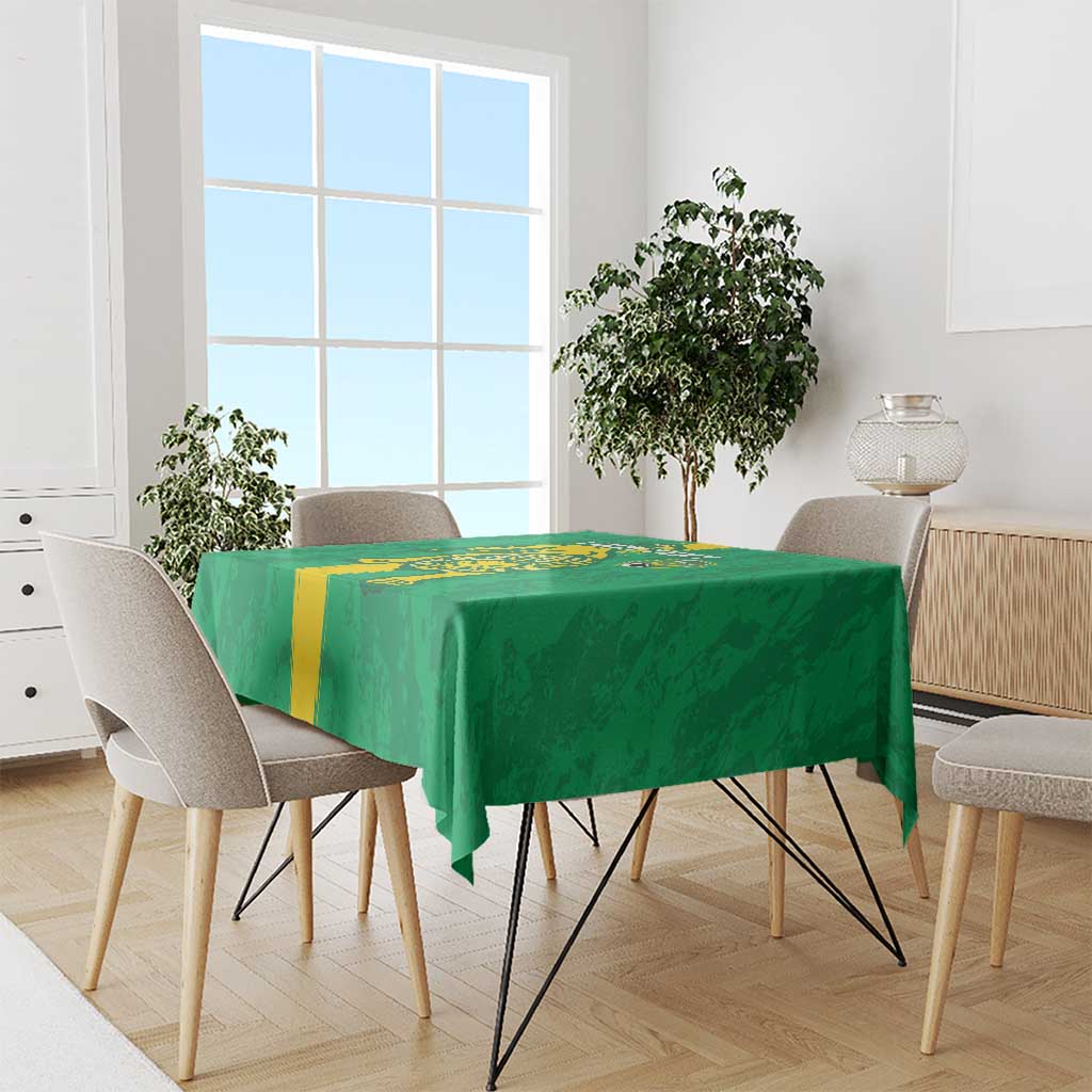 Custom Mauritania Football Tablecloth Go Al-Murabitun - Wonder Print Shop