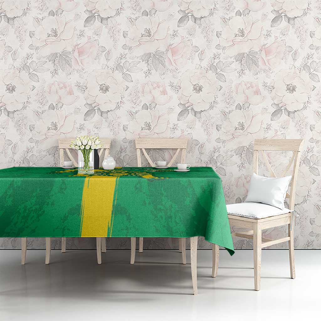 Custom Mauritania Football Tablecloth Go Al-Murabitun - Wonder Print Shop