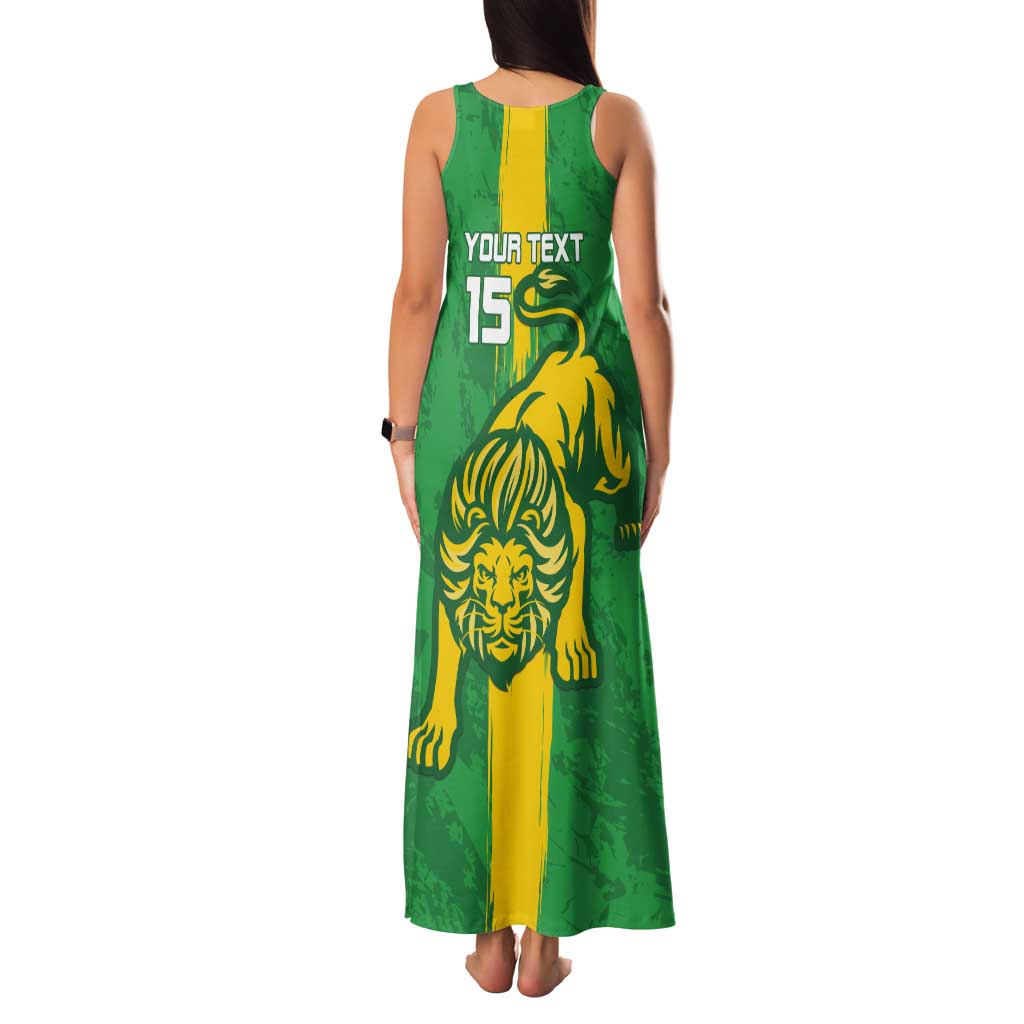 Custom Mauritania Football Tank Maxi Dress Go Al-Murabitun - Wonder Print Shop