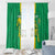 Custom Mauritania Football Window Curtain Go Al-Murabitun - Wonder Print Shop