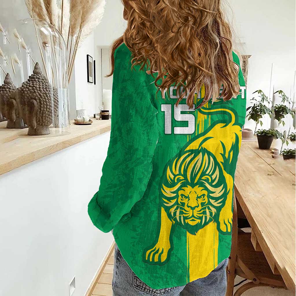 Custom Mauritania Football Women Casual Shirt Go Al-Murabitun - Wonder Print Shop