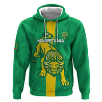 Custom Mauritania Football Zip Hoodie Go Al-Murabitun - Wonder Print Shop