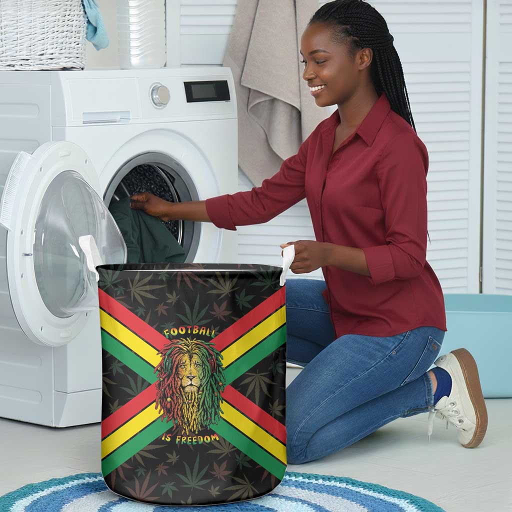 Legend Reggae Marley Football Laundry Basket Rasta Lion