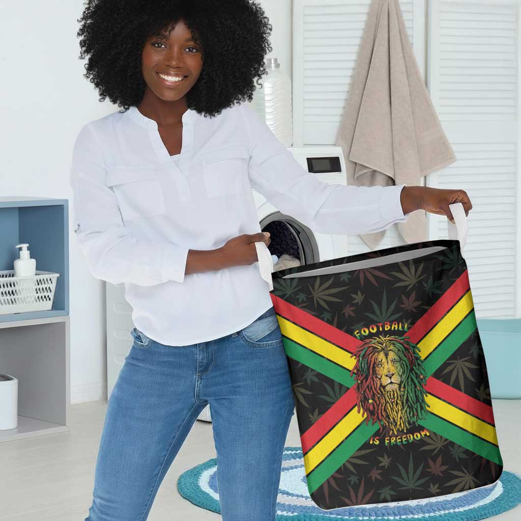 Legend Reggae Marley Football Laundry Basket Rasta Lion