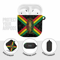 Legend Reggae Marley Football AirPods Case Rasta Lion