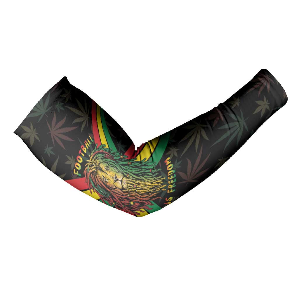 Legend Reggae Marley Football Arm Sleeves Rasta Lion