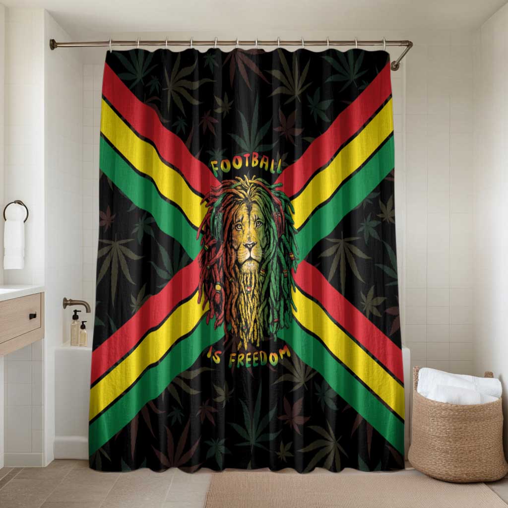 Legend Reggae Marley Football Bathroom Set Rasta Lion