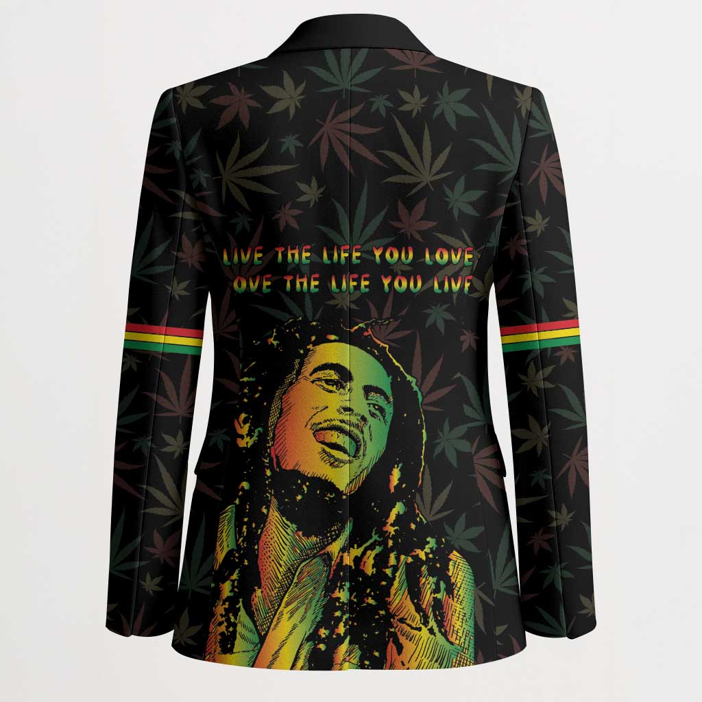 Legend Reggae Marley Football Blazer Rasta Lion