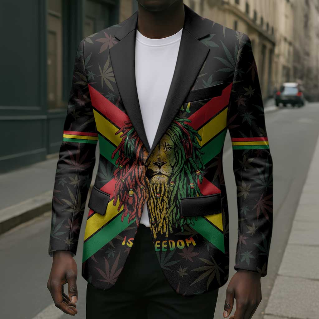 Legend Reggae Marley Football Blazer Rasta Lion