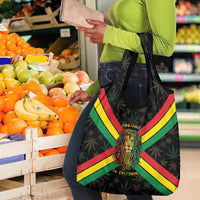 Legend Reggae Marley Football Grocery Bag Rasta Lion