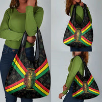 Legend Reggae Marley Football Grocery Bag Rasta Lion