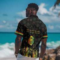 Legend Reggae Marley Football Hawaiian Shirt Rasta Lion