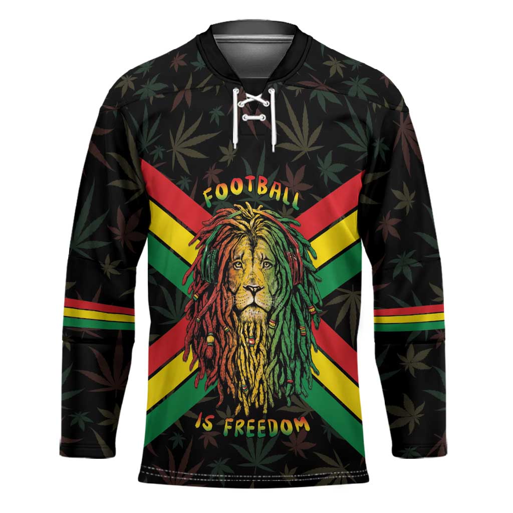 Legend Reggae Marley Football Hockey Jersey Rasta Lion