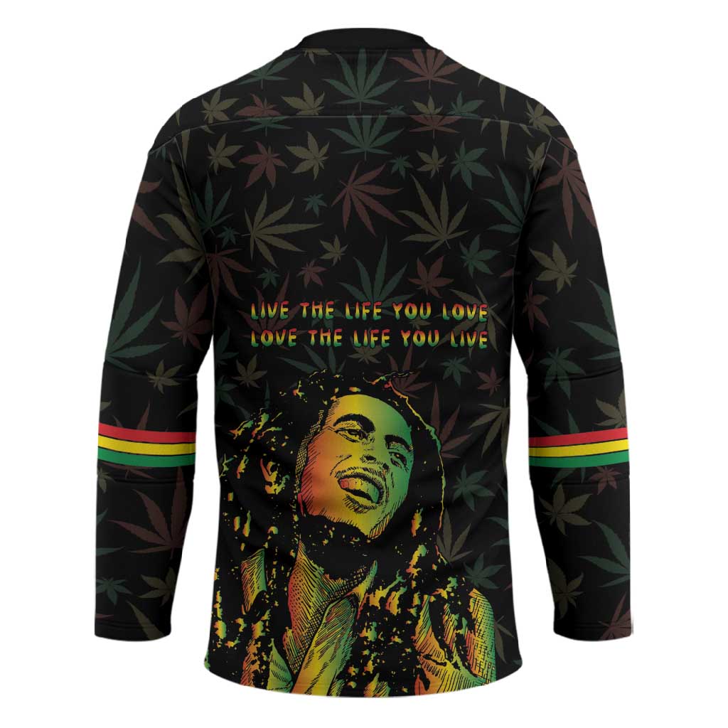 Legend Reggae Marley Football Hockey Jersey Rasta Lion