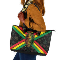 Legend Reggae Marley Football Leather Tote Bag Rasta Lion