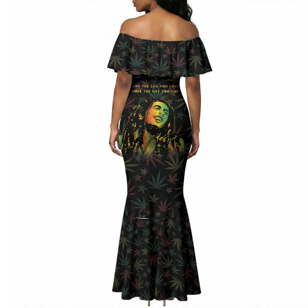 Legend Reggae Marley Football Mermaid Dress Rasta Lion