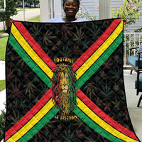 Legend Reggae Marley Football Quilt Rasta Lion